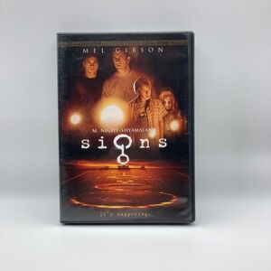 Signs DVD Vista Series Mel Gibson M. Night Shyamalan Sci-Fi Thriller Movie 27899